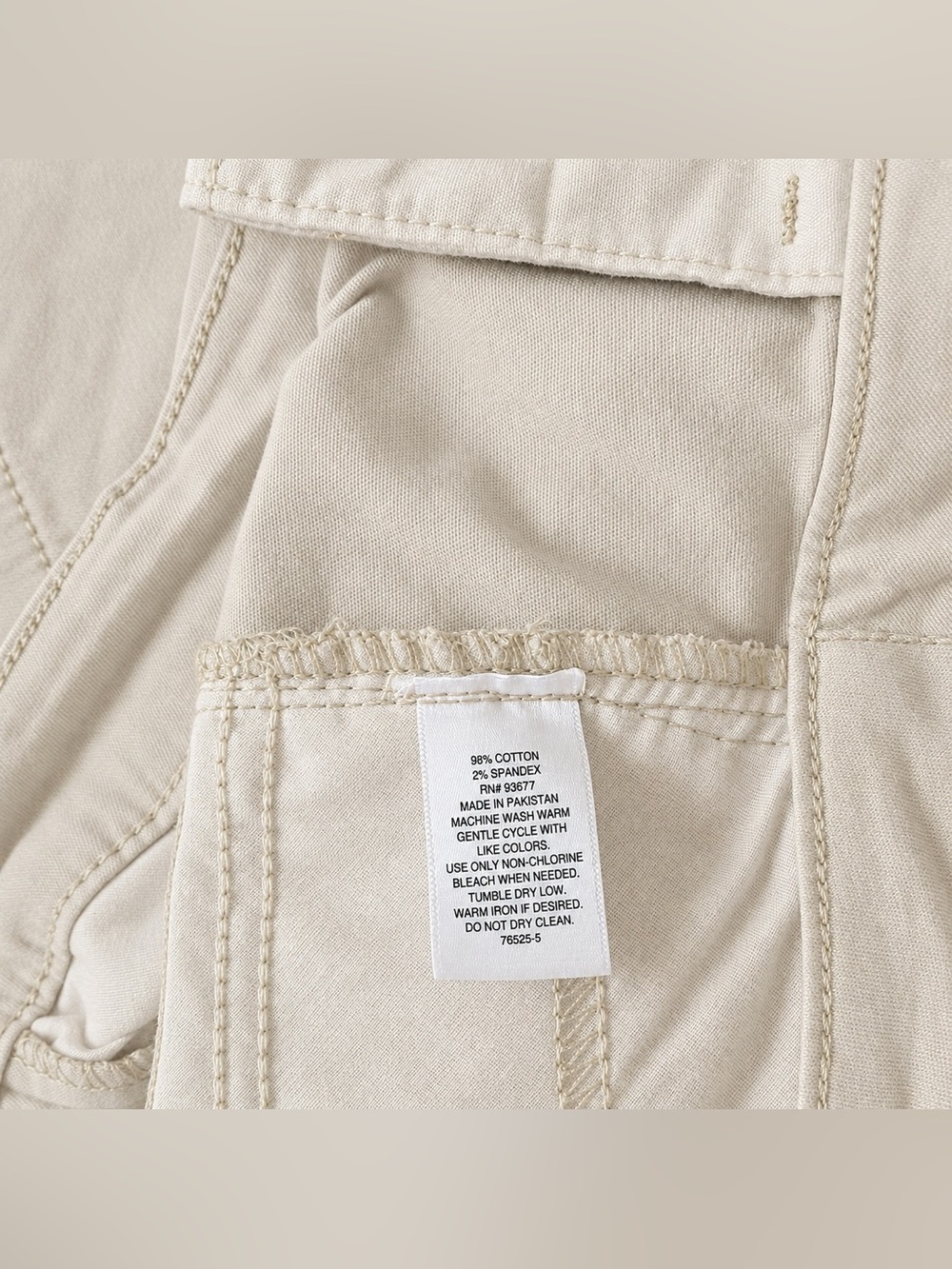 St. John's Bay Women’s Light Khaki Bermuda Shorts 14 - Picture 7 of 7